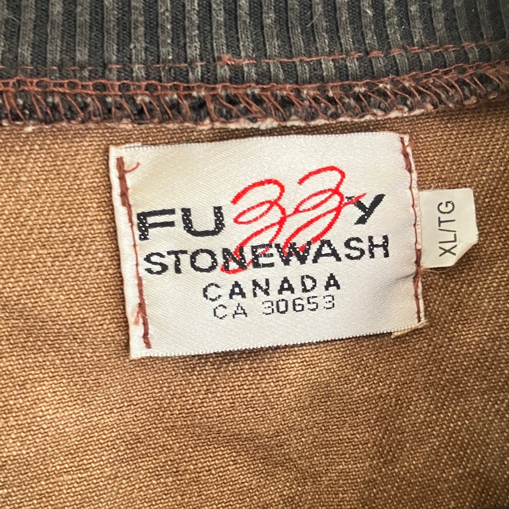 Vintage Fuzzy Stonewash Canada Jacket - Picture 2 of 5